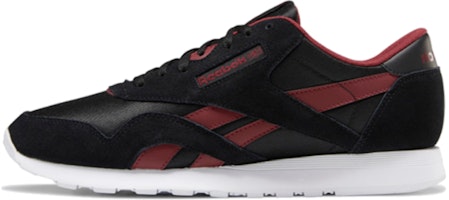 Reebok Classic Nylon Running Shoes Black/Red FV9323 Reebok Classic Nylon Running Shoes Black/Red FV9323