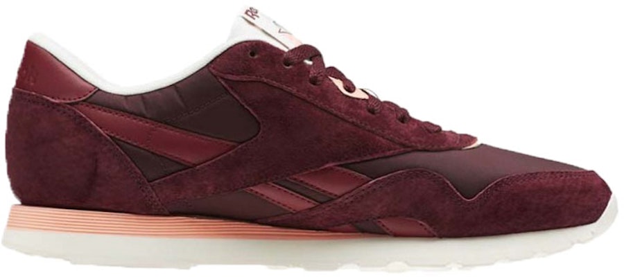Reebok Classic Nylon 男士酒紅色 低筒運動鞋 Order Reebok Classic Nylon 男士酒紅色 低筒運動鞋