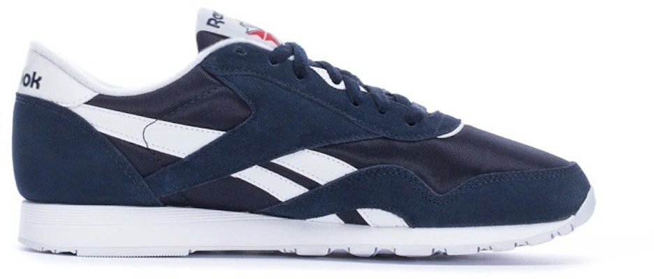 Reebok Classic Nylon 復古耐磨慢跑鞋 深藍白 Order Reebok Classic Nylon 復古耐磨慢跑鞋 深藍白