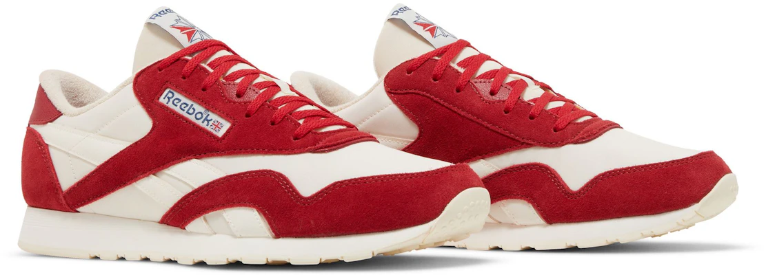 Reebok 經典尼龍 '亮紅粉筆白' GY9766 1