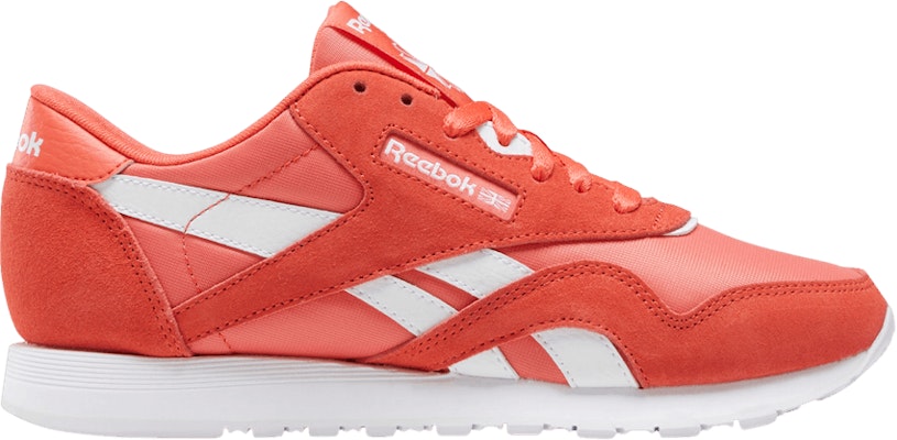 Reebok classic nylon womens orange deals