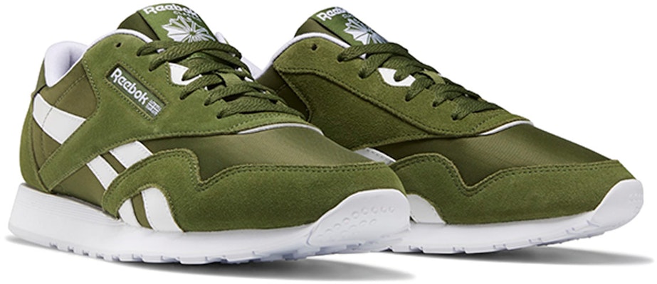 Reebok Classic Nylon 'White Green' FV2087 Lookbook Reebok Classic Nylon 'White Green' FV2087