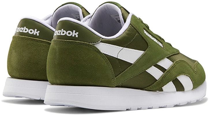 Reebok Classic Nylon 'White Green' FV2087 Shop Reebok Classic Nylon 'White Green' FV2087