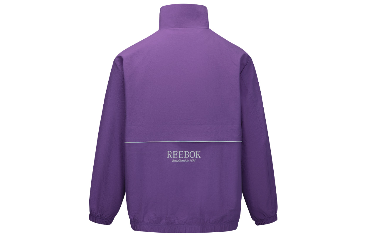 Lookbook 리복 클래식 퍼플 우븐 자켓 유니섹스 캐주얼 스포츠웨어 24FRM117UGP4