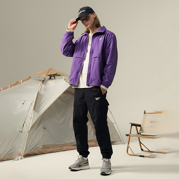 Purchase 리복 클래식 퍼플 우븐 자켓 유니섹스 캐주얼 스포츠웨어 24FRM117UGP4