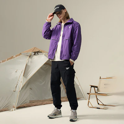 리복 클래식 퍼플 우븐 자켓 유니섹스 캐주얼 스포츠웨어 24FRM117UGP4 Purchase 리복 클래식 퍼플 우븐 자켓 유니섹스 캐주얼 스포츠웨어 24FRM117UGP4