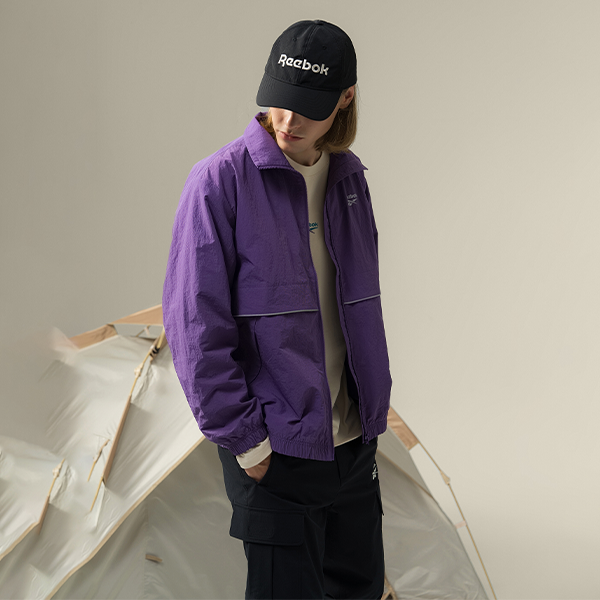 Details for 리복 클래식 퍼플 우븐 자켓 유니섹스 캐주얼 스포츠웨어 24FRM117UGP4
