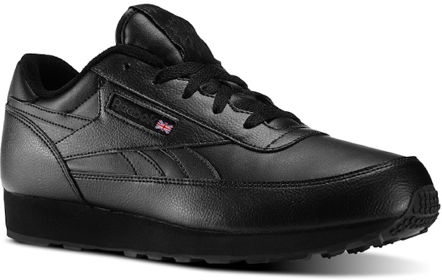 Reebok 经典复古 4E 宽版 '黑色实心灰' V67021 Lookbook Reebok 经典复古 4E 宽版 '黑色实心灰' V67021