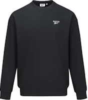 Reebok Classic Retro Logo Print Pullover Sweatshirt Unisex Black 24FRE301UGH0 Reebok Classic Retro Logo Print Pullover Sweatshirt Unisex Black 24FRE301UGH0