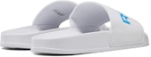 Shop Reebok Classic Slide Kasual Sukan Unisex Selipar Putih Biru 'White Blue' DV6906