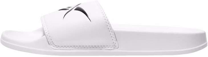 Reebok Classic Slide Soft Sole Cozy Flat Heel Sports Slippers White Black CN0213 Reebok Classic Slide Soft Sole Cozy Flat Heel Sports Slippers White Black CN0213