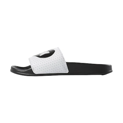 Reebok Classic Slide Soft Sole Cozy Flat Heel Sports Slippers Black White