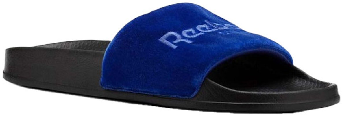 Reebok classic slide Sports slippers 'Black Blue' CN4190 Shop Reebok classic slide Sports slippers 'Black Blue' CN4190