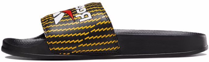 Reebok Classic Slides Athleisure Casual Sports Shoe Unisex Black Yellow GX9585 Reebok Classic Slides Athleisure Casual Sports Shoe Unisex Black Yellow GX9585