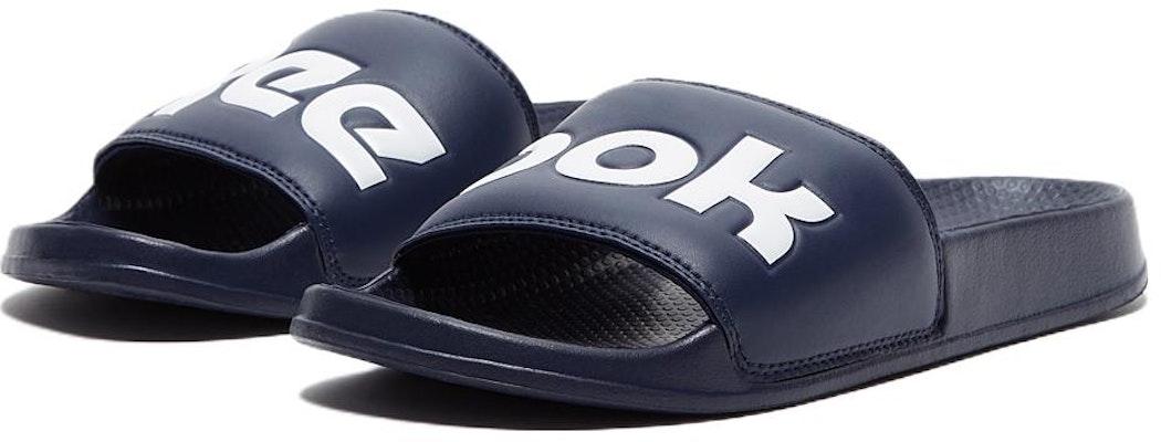 Reebok Classic Slides Sports Slippers Unisex Midnight Blue BS8186 Order Reebok Classic Slides Sports Slippers Unisex Midnight Blue BS8186