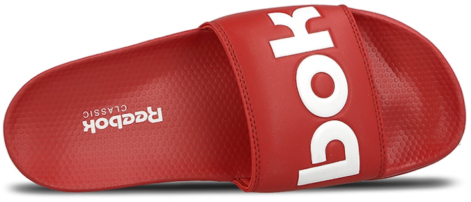 Reebok Classic Slides Sports Slippers Unisex Red BS8187 Lookbook Reebok Classic Slides Sports Slippers Unisex Red BS8187
