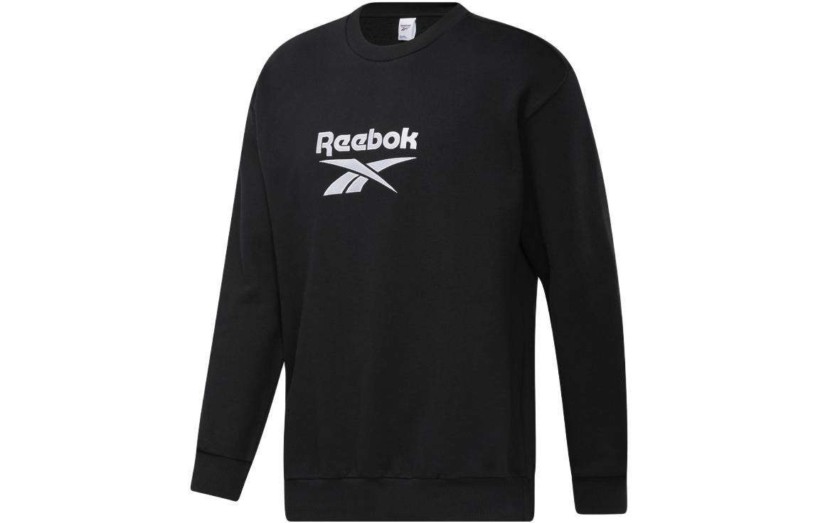 Reebok Classic Thick Logo Pullover Sweatshirt Unisex - Black GU3883