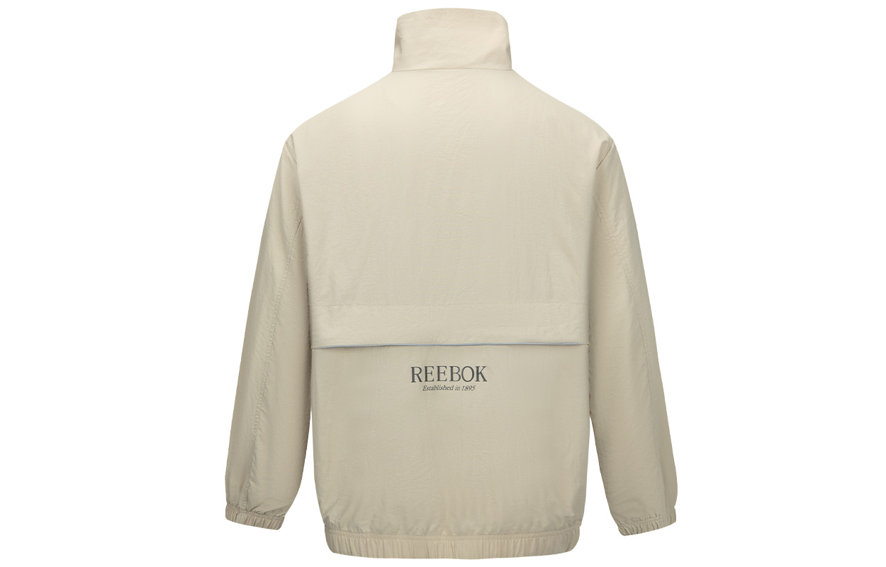 Lookbook Reebok 經典編織外套 男女同款 簡約時尚 輕卡其 24FRM117UGK0