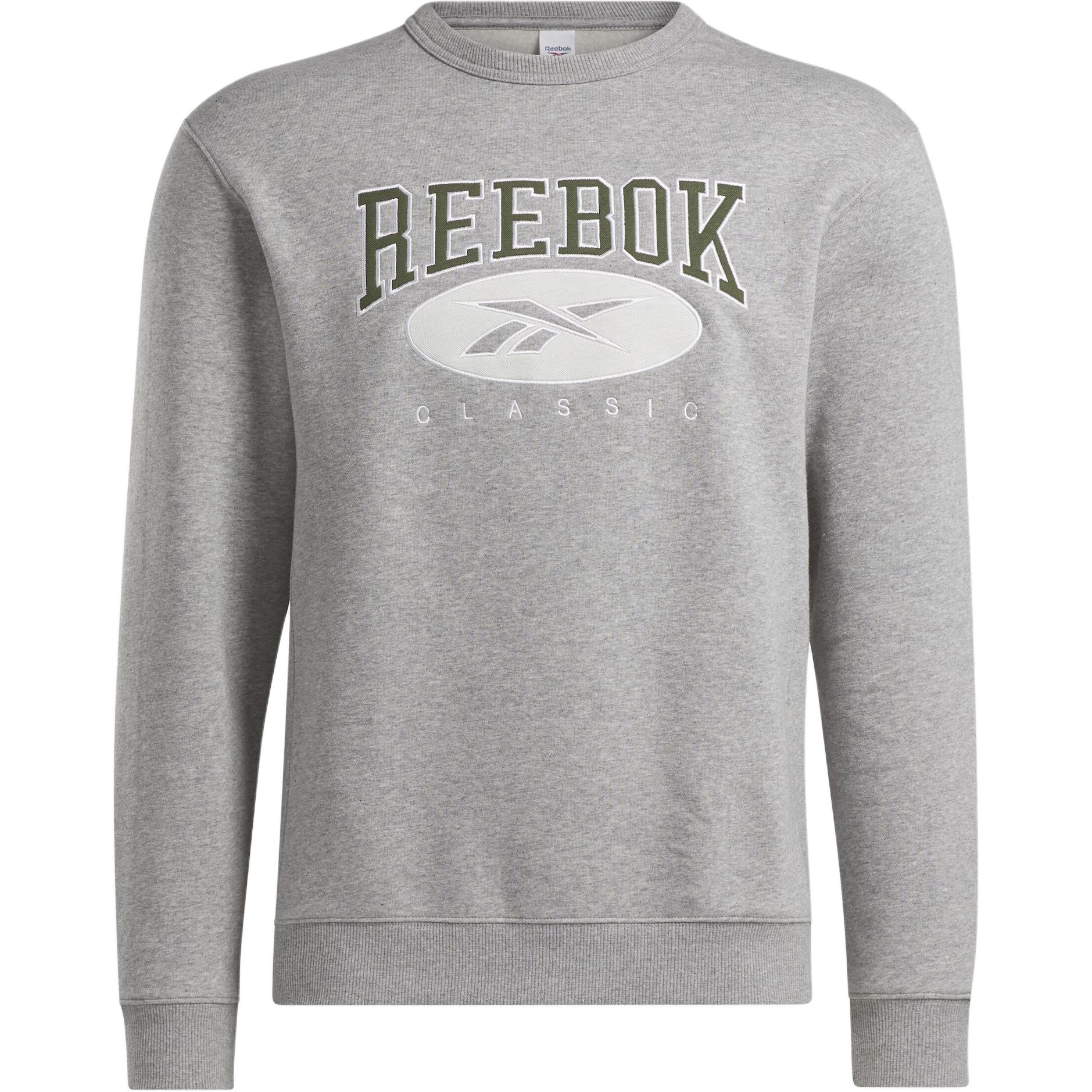 Reebok Classics Archive Essentials Grey Logo Crewneck Sweatshirt Unisex 20137705