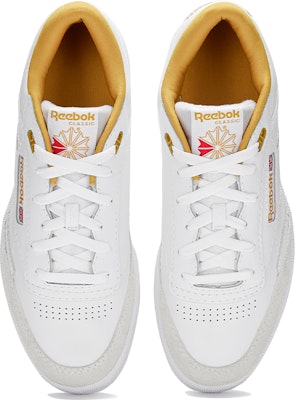 Reebok Classics Club C Mid II 'Blanco Amarillo' 100033036 Shop Reebok Classics Club C Mid II 'Blanco Amarillo' 100033036