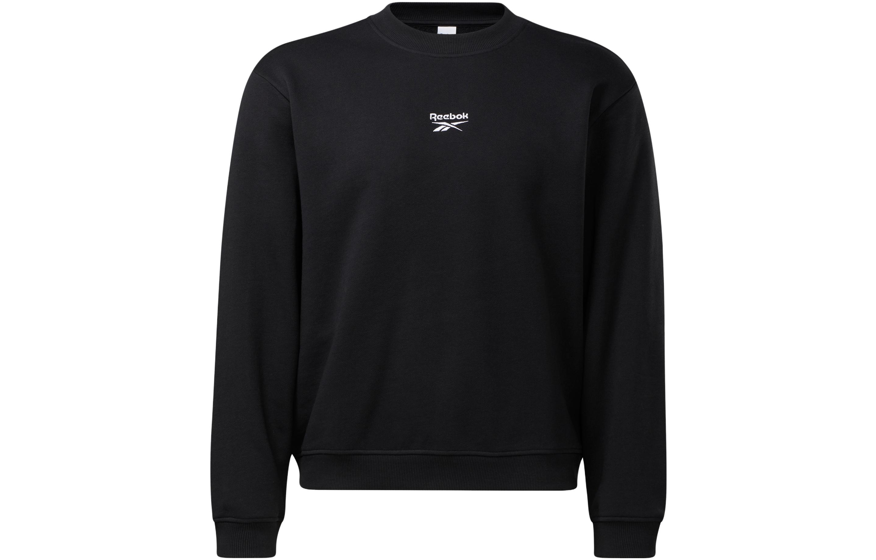 Reebok Classics F Backvector Logo Print Crewneck Sweatshirt Black GV3490