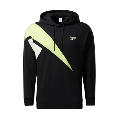 Reebok CLASSICS PVT Colorblock Logo Print Hoodie Unisex Black GP4784
