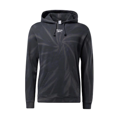 Reebok Classics SR Tie Dye Logo Embroidered Hoodie Black GJ5862