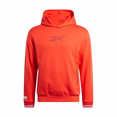 Reebok Classics Uniform Hoodie Red Unisex Casual Long Sleeve Pullover 22250866