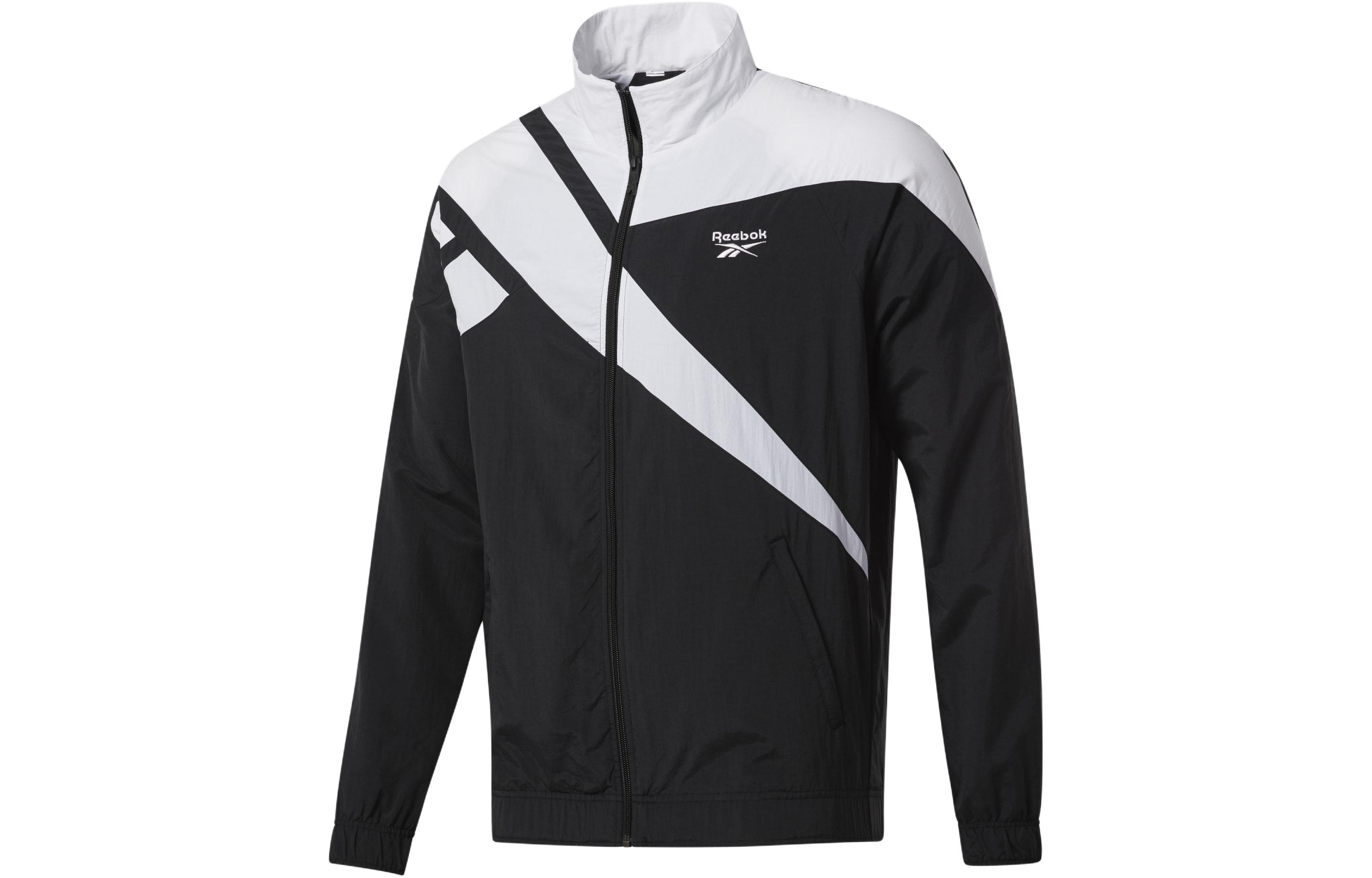 Reebok Classics Vector Colorblock Zip Jacket Unisex - Black GJ6046