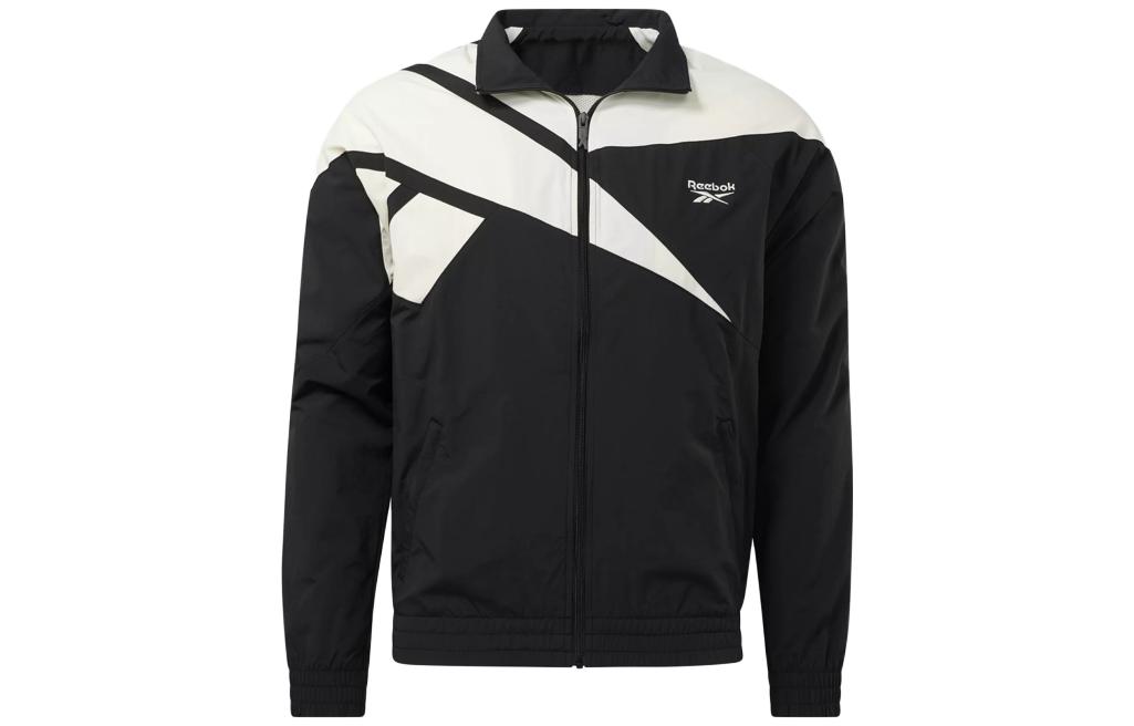 Reebok Classics Vector Track Jacket Black Multicolor Full-Zip Outerwear 100022969