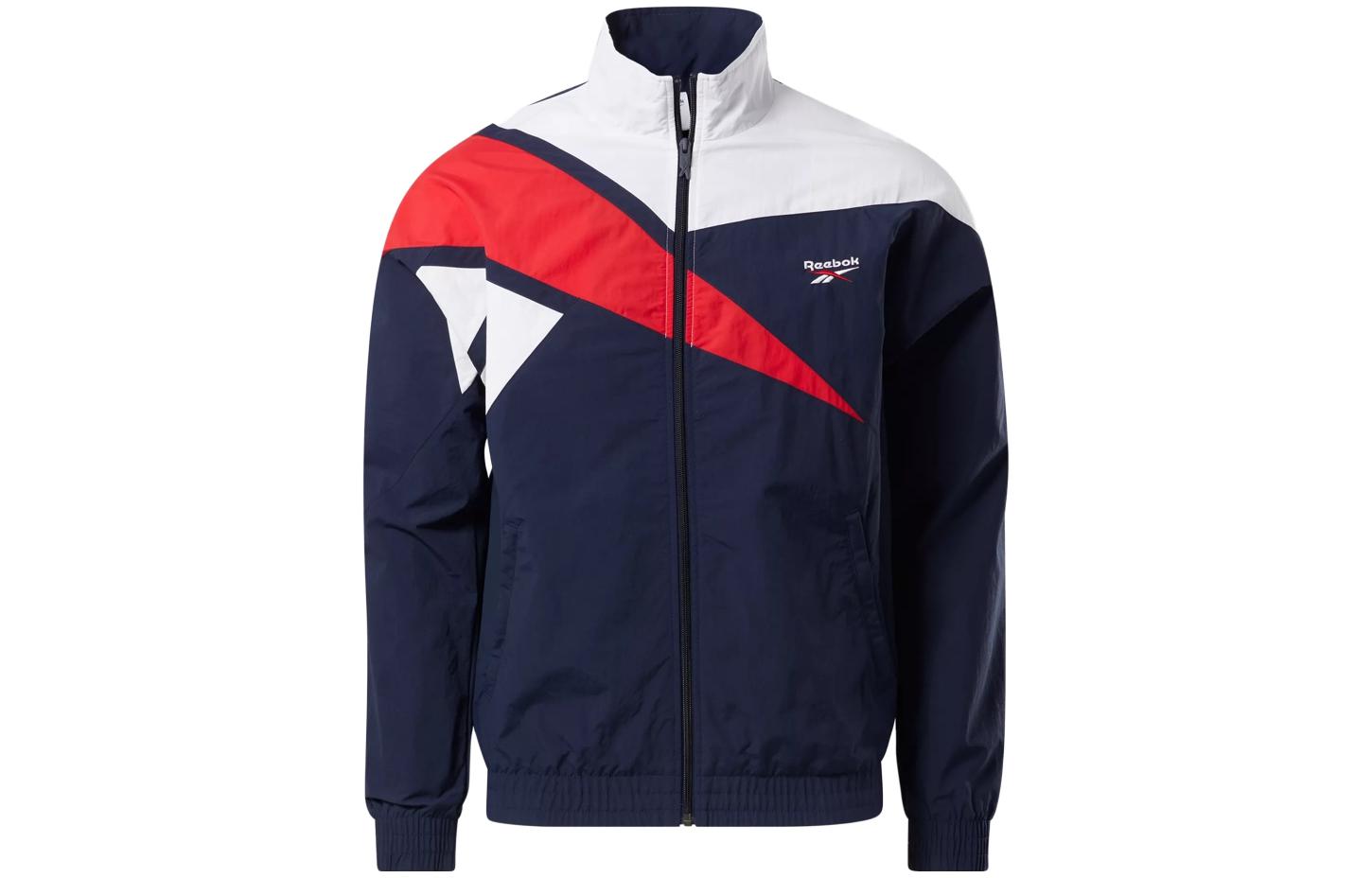 Reebok Classics Vector Track Jacket Blue Full-Zip Unisex Sports Jacket 100012453