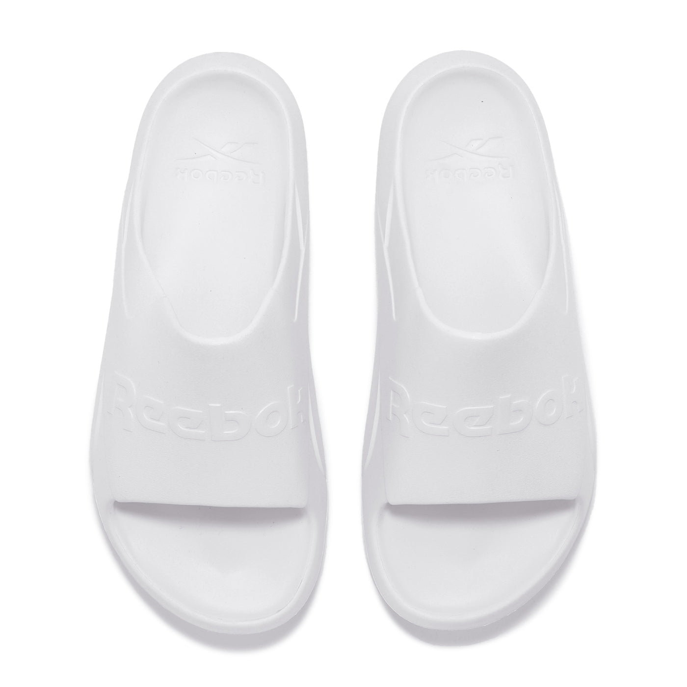 Shop 锐步Clean Slide“三重白”拖鞋 100200309