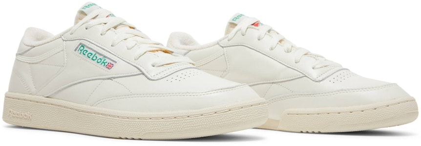 Reebok Club C 1985 TV 'Chalk Glen Green' Sepatu Unisex Retro Putih Hijau DV6434 Cheap Reebok Club C 1985 TV 'Chalk Glen Green' Sepatu Unisex Retro Putih Hijau DV6434