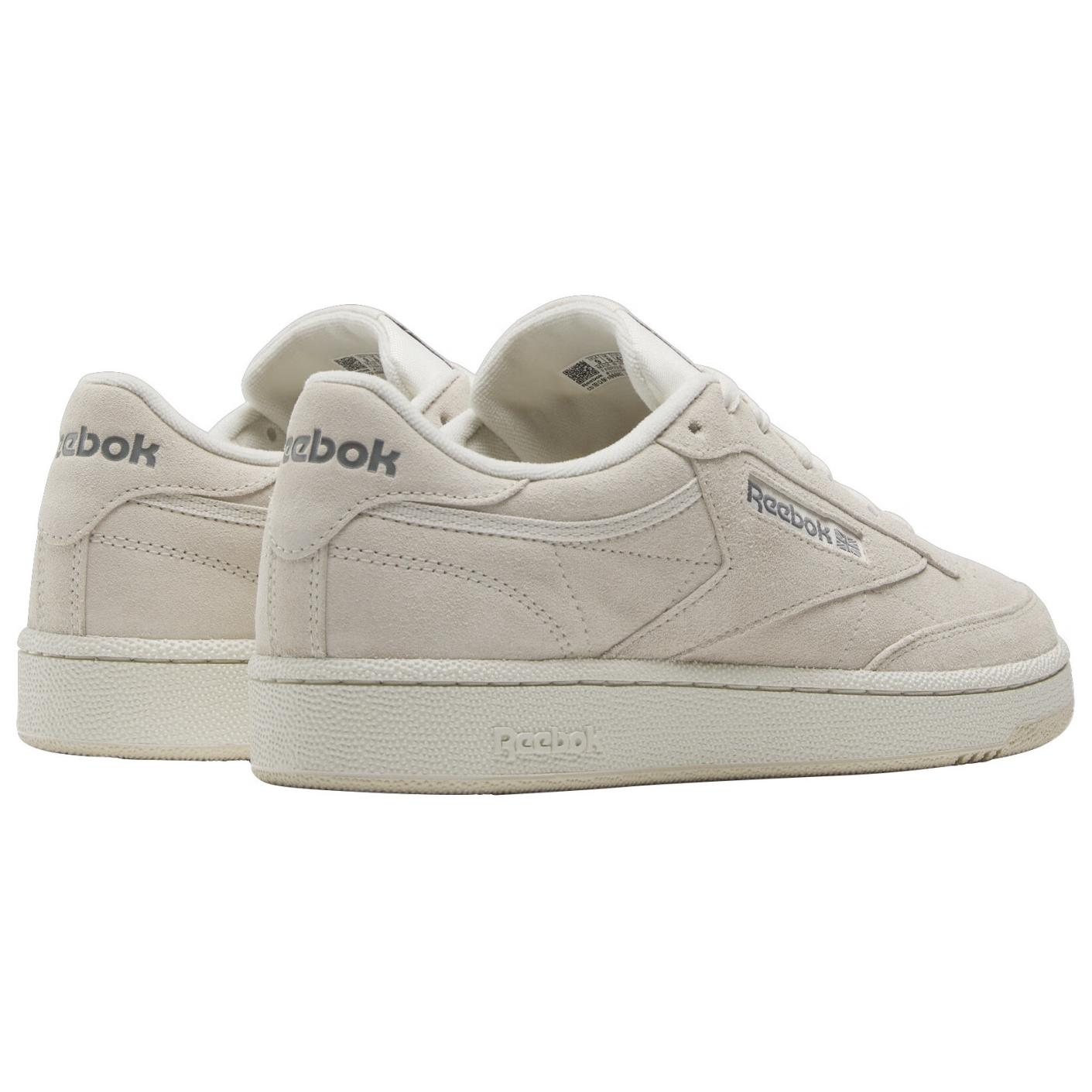 Shop Reebok Club C 85 舒適簡約 防滑耐磨 低筒 板鞋 男女同款 灰色