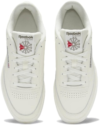 Reebok Club C 85 舒適 耐磨 低幫 板鞋 男款 米色 Shop Reebok Club C 85 舒適 耐磨 低幫 板鞋 男款 米色