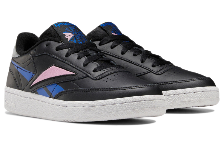 Reebok Club C 85 'Black Blue Pink' 圖 3