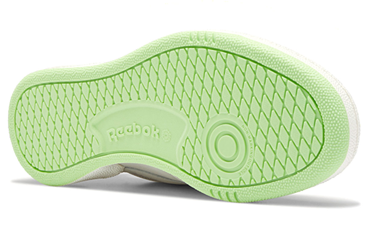 Details for Reebok Club C 85 'Chalk Neon Mint' - Kasut Reebok Club C 85 'Chalk Neon Mint' FZ0173