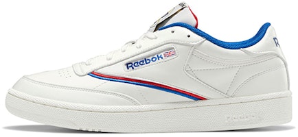 Reebok Club C 85 'Chalk Vector Blue Red' FX3362 Reebok Club C 85 'Chalk Vector Blue Red' FX3362