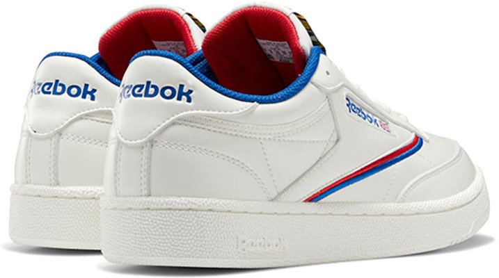Reebok Club C 85 'Chalk Vector Biru Merah' FX3362 Shop Reebok Club C 85 'Chalk Vector Biru Merah' FX3362