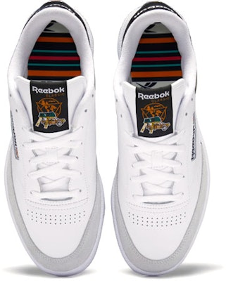 Reebok Club C 85 Breathable Cozy Low Top Casual Skate Shoes White Black Gray GZ6872 Shop Reebok Club C 85 Breathable Cozy Low Top Casual Skate Shoes White Black Gray GZ6872