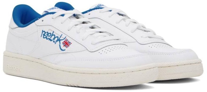Reebok Club C 85 'Graffiti Pack - Putih Kinetic Biru' 100074476 Shop Reebok Club C 85 'Graffiti Pack - Putih Kinetic Biru' 100074476