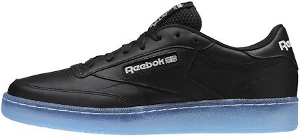 Reebok Club C 85 Ice Black Skate Shoes BD1673 Reebok Club C 85 Ice Black Skate Shoes BD1673