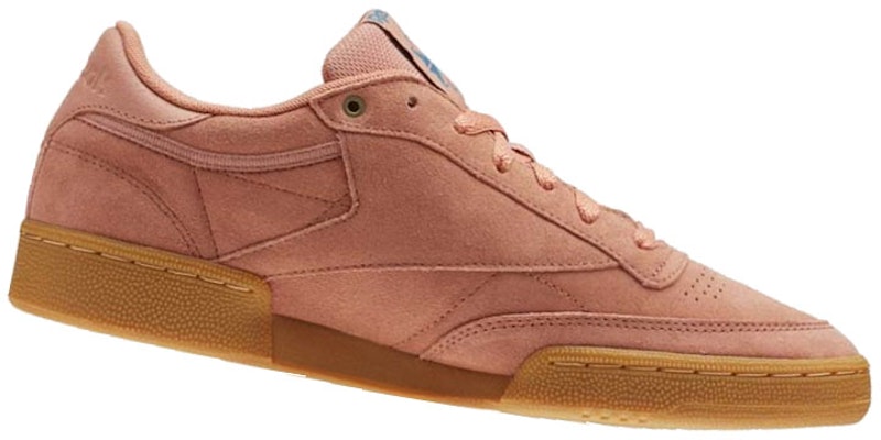 Reebok Club C 85 舒適輕便 低筒休閒板鞋 粉棕 Shop Reebok Club C 85 舒適輕便 低筒休閒板鞋 粉棕