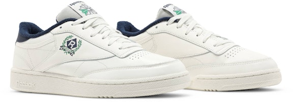 Reebok Club C 85 'OG Crest - Chalk Vector Navy' - Kapur & Navy Vector Original H05809 Cheap Reebok Club C 85 'OG Crest - Chalk Vector Navy' - Kapur & Navy Vector Original H05809