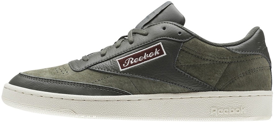 Reebok Club C 85 PGS Board Shoes Grey/Green BS6550 Buy Reebok Club C 85 PGS Board Shoes Grey/Green BS6550