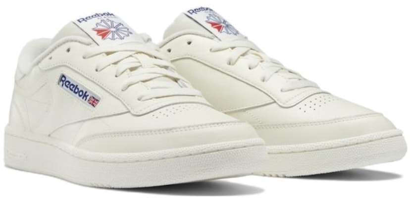 Reebok Club C 85 'Chalk Classic Cobalt' 100024895 Lookbook Reebok Club C 85 'Chalk Classic Cobalt' 100024895