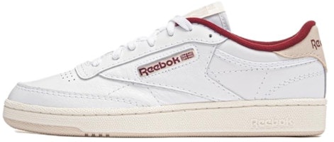 Reebok Club C 85 'White Classic Maroon' 100032972 Reebok Club C 85 'White Classic Maroon' 100032972