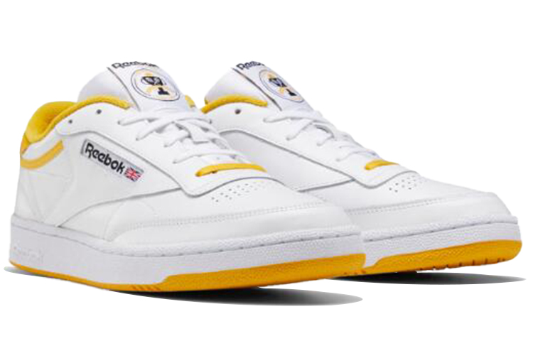 Lookbook リーボック クラブC 85 白/ゴールド (Riibōku Kurabu C 85 Shiro/Gōrudo) FX4766