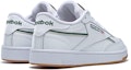 Shop Reebok Club C 85 Kasut Skate Putih Hijau Unisex 'White Green' FW4294