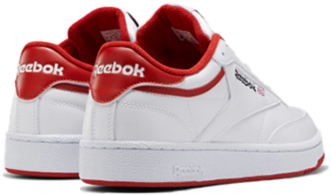 Reebok Club C 85 ''Wit Legacy Rood'' FX3371 Shop Reebok Club C 85 ''Wit Legacy Rood'' FX3371